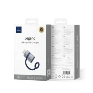 WiWU Wi-C052 adapter USB-A në USB-C me trup alumini dhe lanyard silikoni