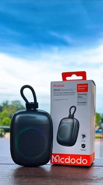 Mcdodo ZENO BoomGo 1 BS-8970 10W Bluetooth speaker with RGB lighting, IPX6 and Bluetooth 5.4