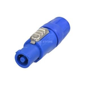 PowerCON 3-Pin Power-In Blue Locking Power Connector për Kabllo