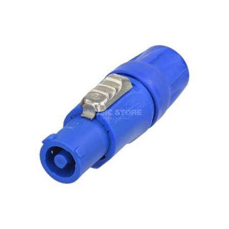 PowerCON 3-Pin Power-In Blue Locking Power Connector për Kabllo