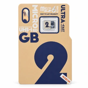 Maxcom MicroSD 2GB kartë memorie në paketim
