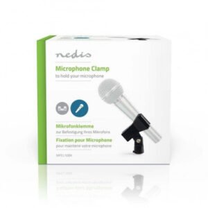 Nedis MPCL10BK Universal Microphone Clip 3/8" & 5/8" Black