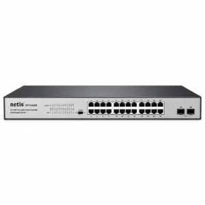 Netis ST3126GS switch Gigabit me 24 porta RJ45, 2 porta SFP dhe switching capacity 52 Gbps