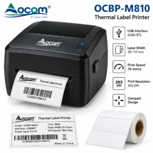 OCOM OCBP-M810 printer termik etiketash 72mm USB Bluetooth