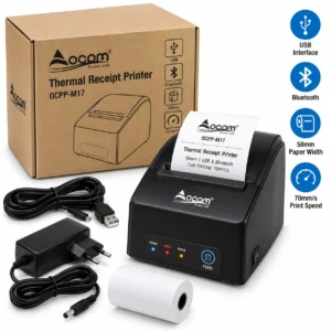 OCOM OCPP-M17 printer termik faturash 58mm USB Bluetooth për POS