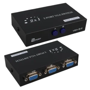 PowerMaster PM-4263 VGA Switch 2x1 Manual – 2 Input 1 Output 1920x1440