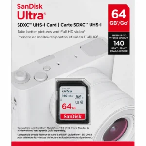 SanDisk Ultra 64GB SDXC UHS-I 140MB/s Memory Card