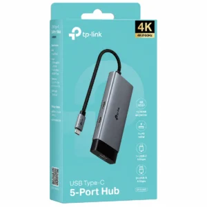 TP-Link UH5020C USB-C 5-Port Hub me HDMI 4K 60Hz, PD 100W dhe USB 5Gbps