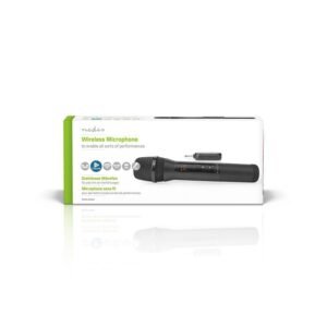 Nedis MPWL200BK Wireless Microphone Set UHF 20 Channels 50m