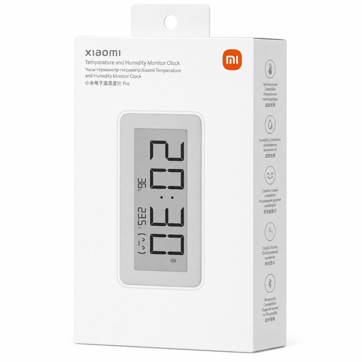 Xiaomi Temperature and Humidity Monitor Clock me ekran E-Ink dhe Bluetooth 5.0
