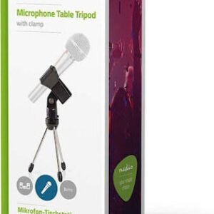 Nedis MPST05BK Microphone Table Stand Tripod – Mbajtëse Mikrofoni deri 0.8kg