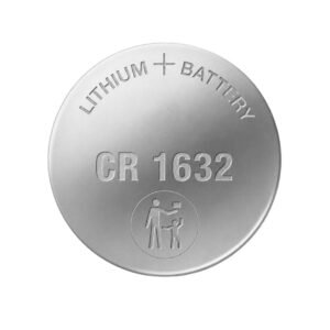 Bateri litiumi CR1632 3V në formë monedhe, me diametër 16mm dhe trashësi 3.2mm