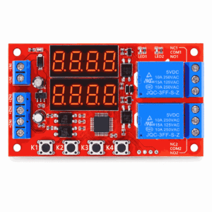 Modul rele kohore digjitale 5V 10A me dy kanale dhe dy ekrane LED