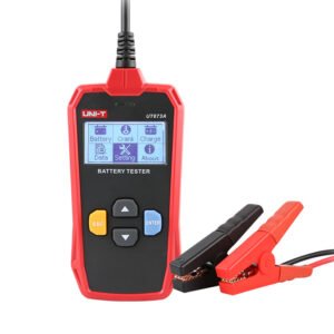 Testues digjital baterie makine UNI-T UT673A për bateri 12V me ekran LCD, matje CCA dhe kontroll të sistemit të karikimit 12V 24V