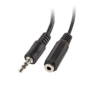 Kabllo zgjatuese audio stereo Jack 3.5 mm mashkull–femër me gjatësi 3 metra