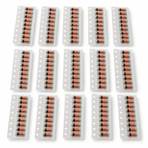 Kit diodash Zener SMD LL34 me 300 copë, 15 vlera tensioni 3–24V dhe fuqi nominale 0.5W